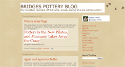Desktop Screenshot of blog.bridgespottery.com