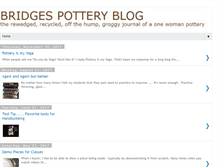 Tablet Screenshot of blog.bridgespottery.com